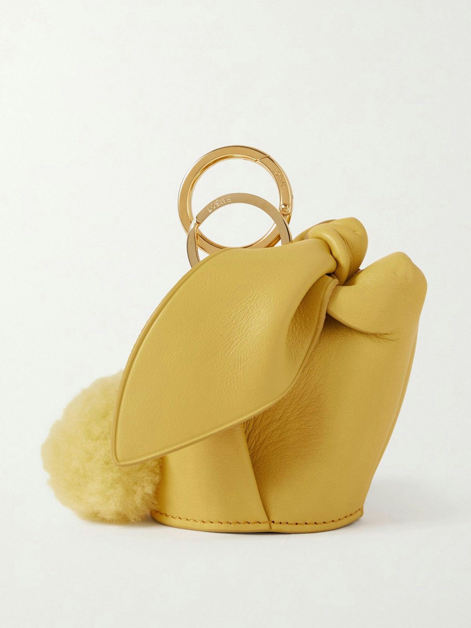 Yellow bunny coin purse