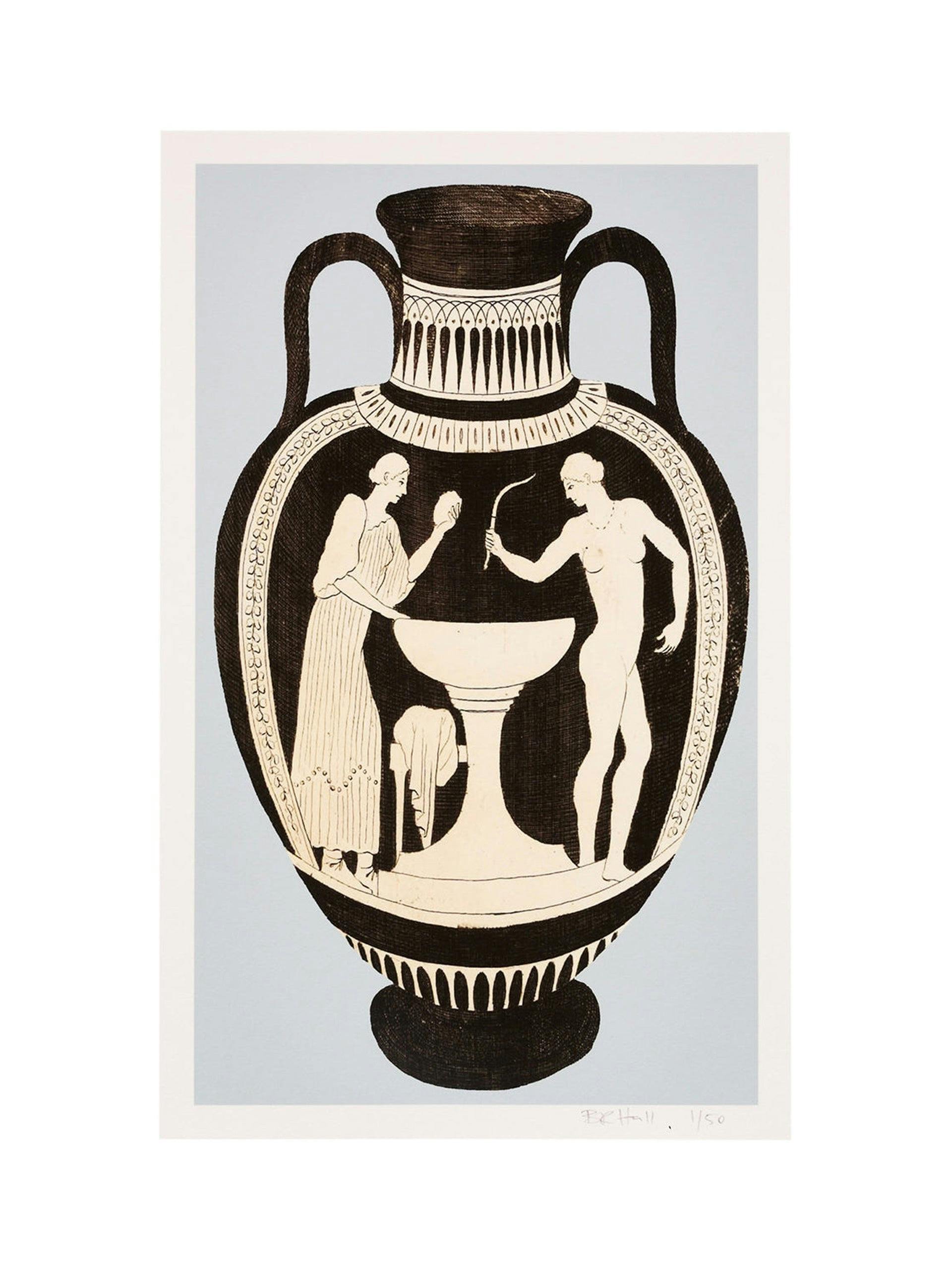 Ancient Greek vase print