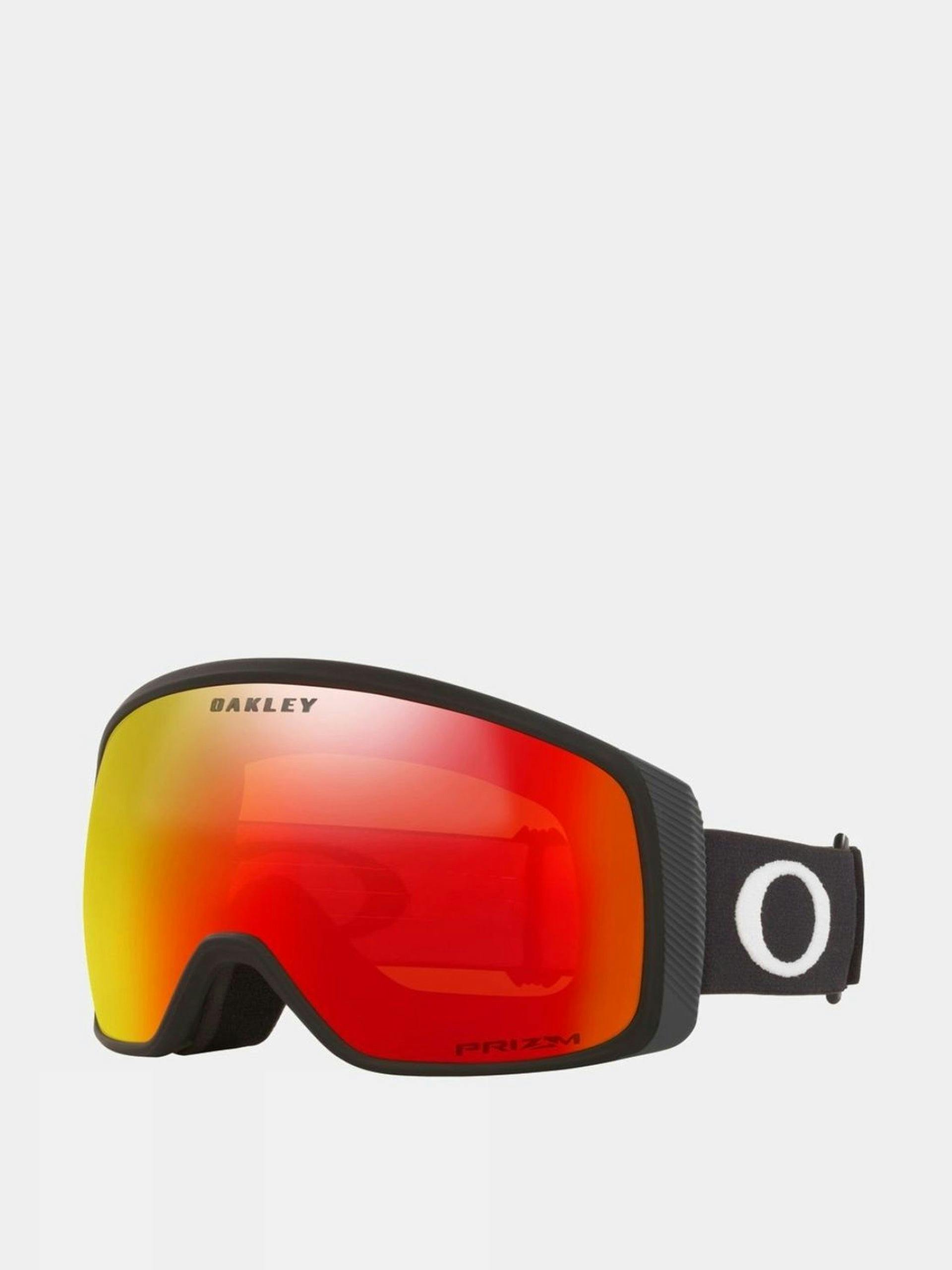 Orange and yellow snow goggles