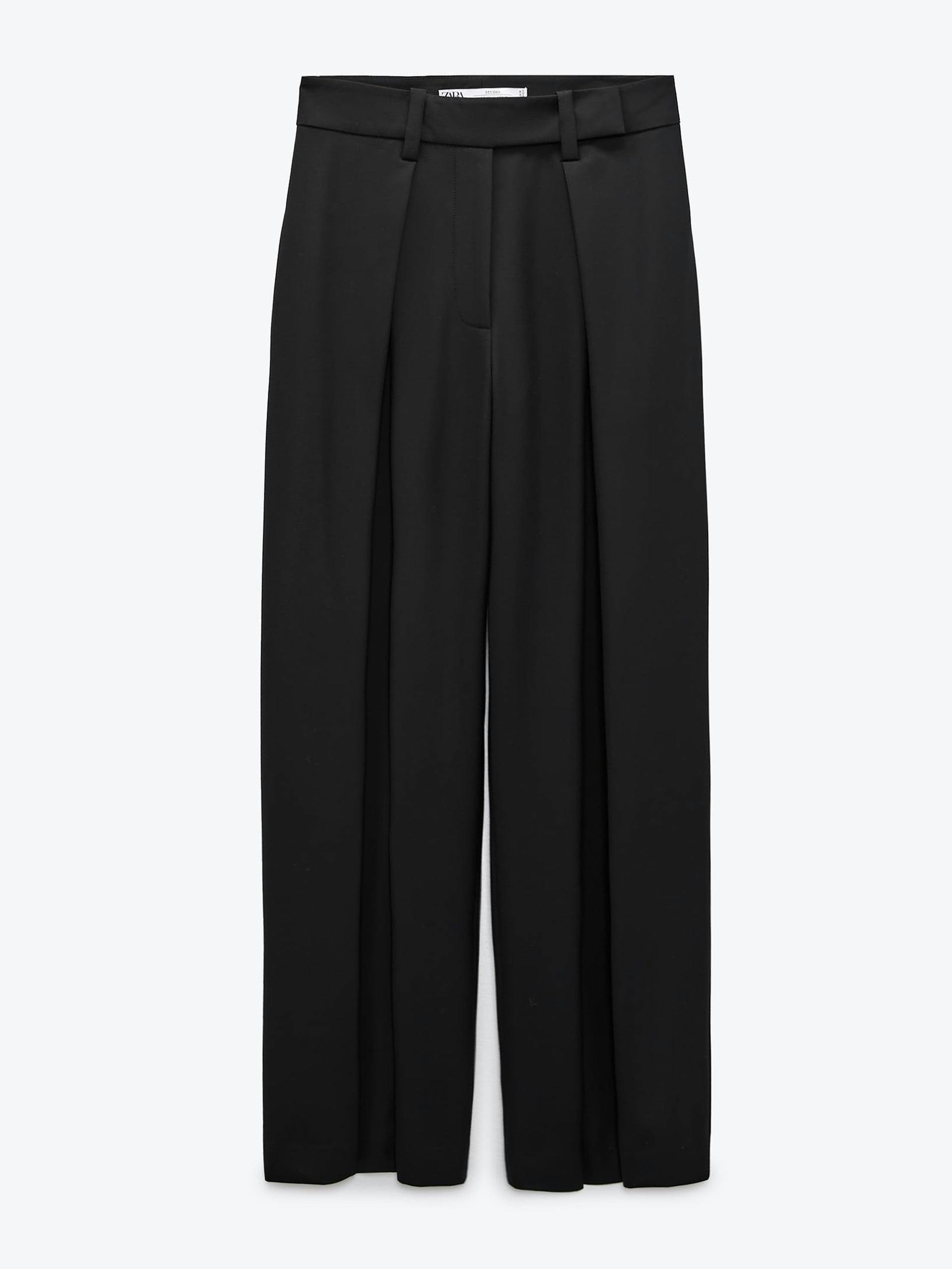 Oversized black trousers