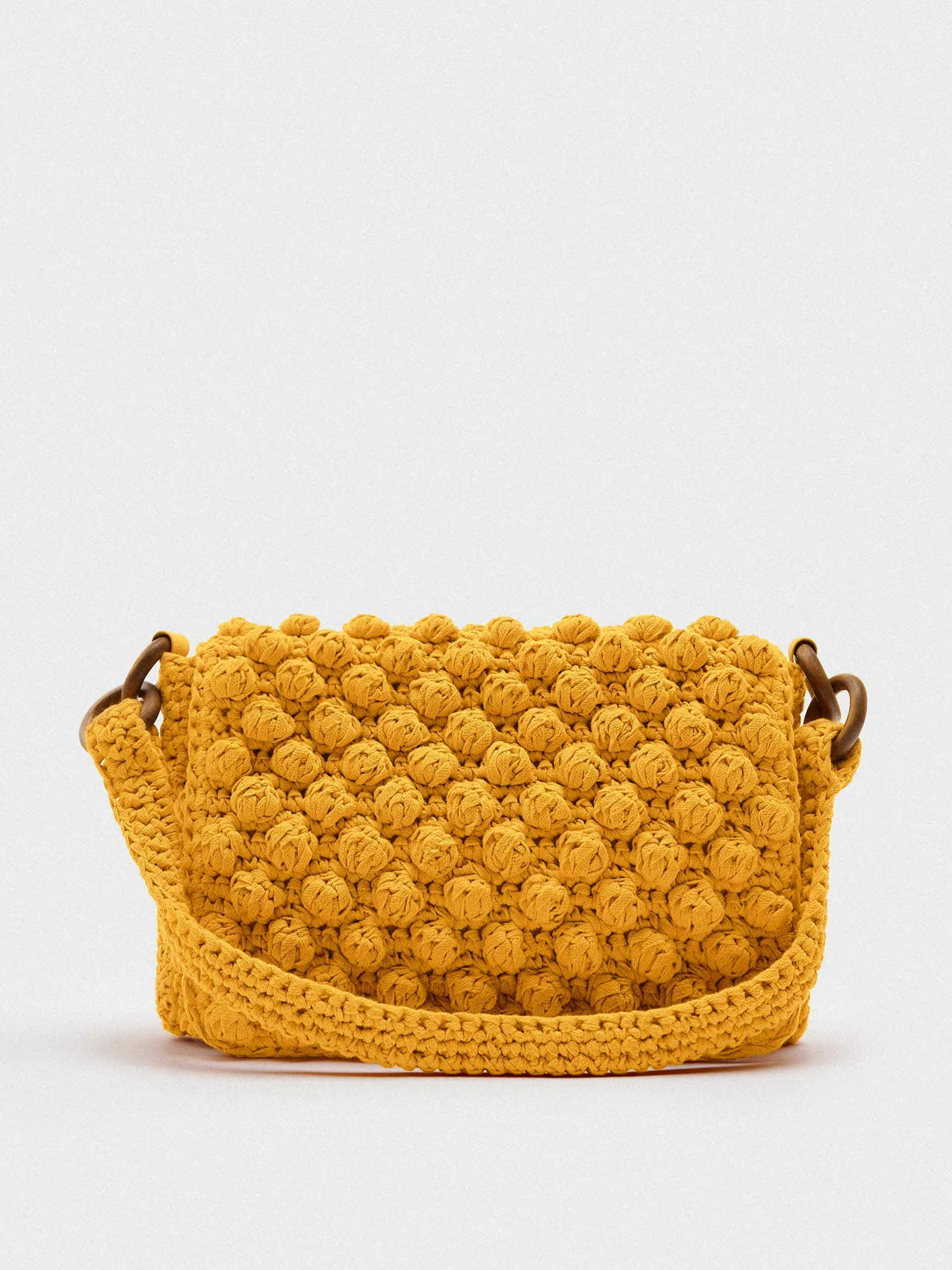 Crochet shoulder bag